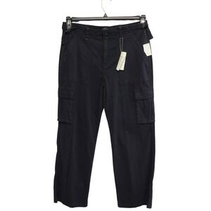 Sanctuary Reissue Cargo Pants Women's Large Black Straight Leg Utility